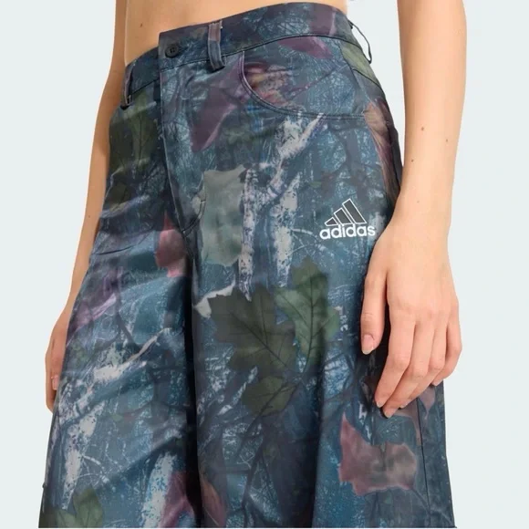 adidas Abstract Camo Cargo Pants in Blue and Green - Picture 3 of 8